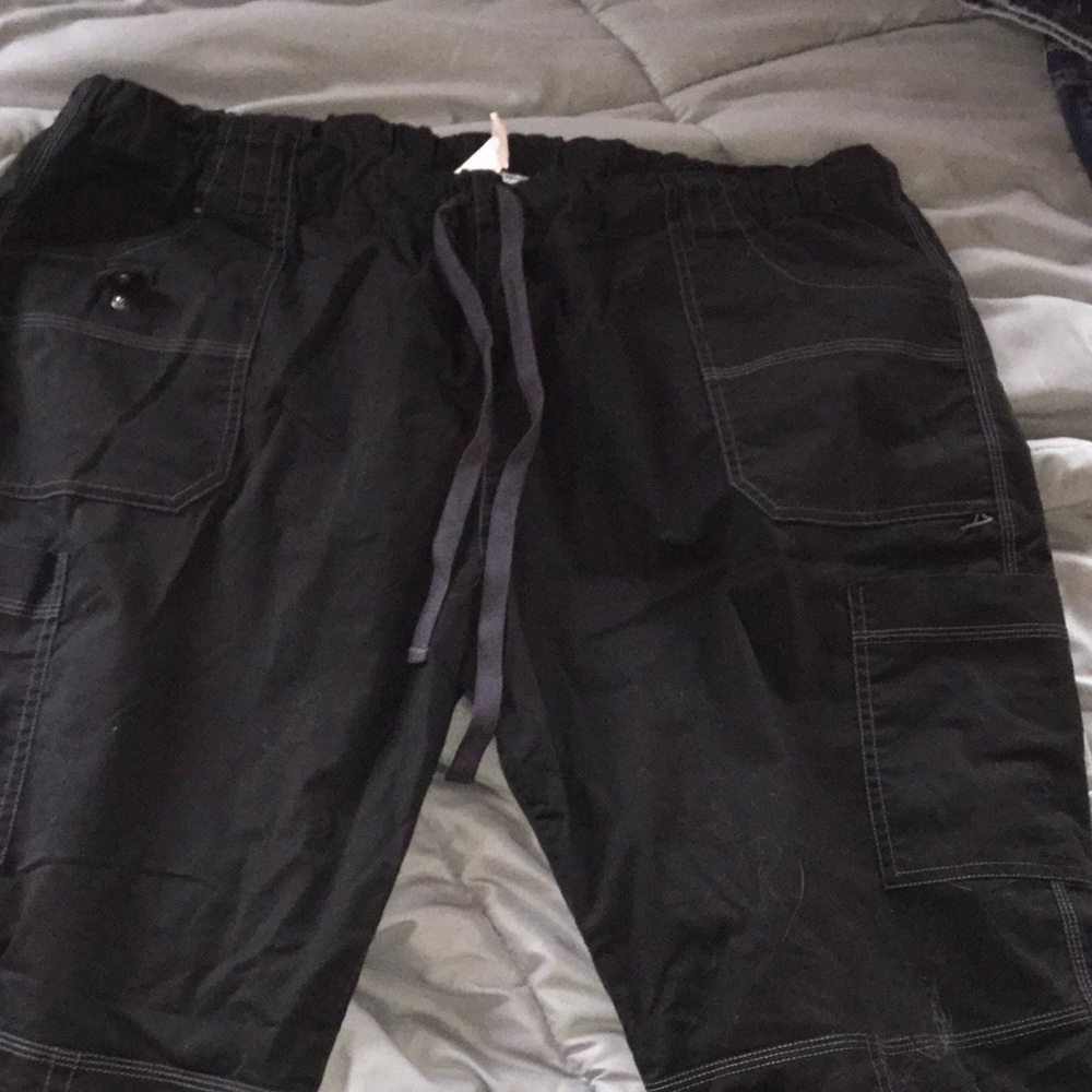 Black Scrub Pants